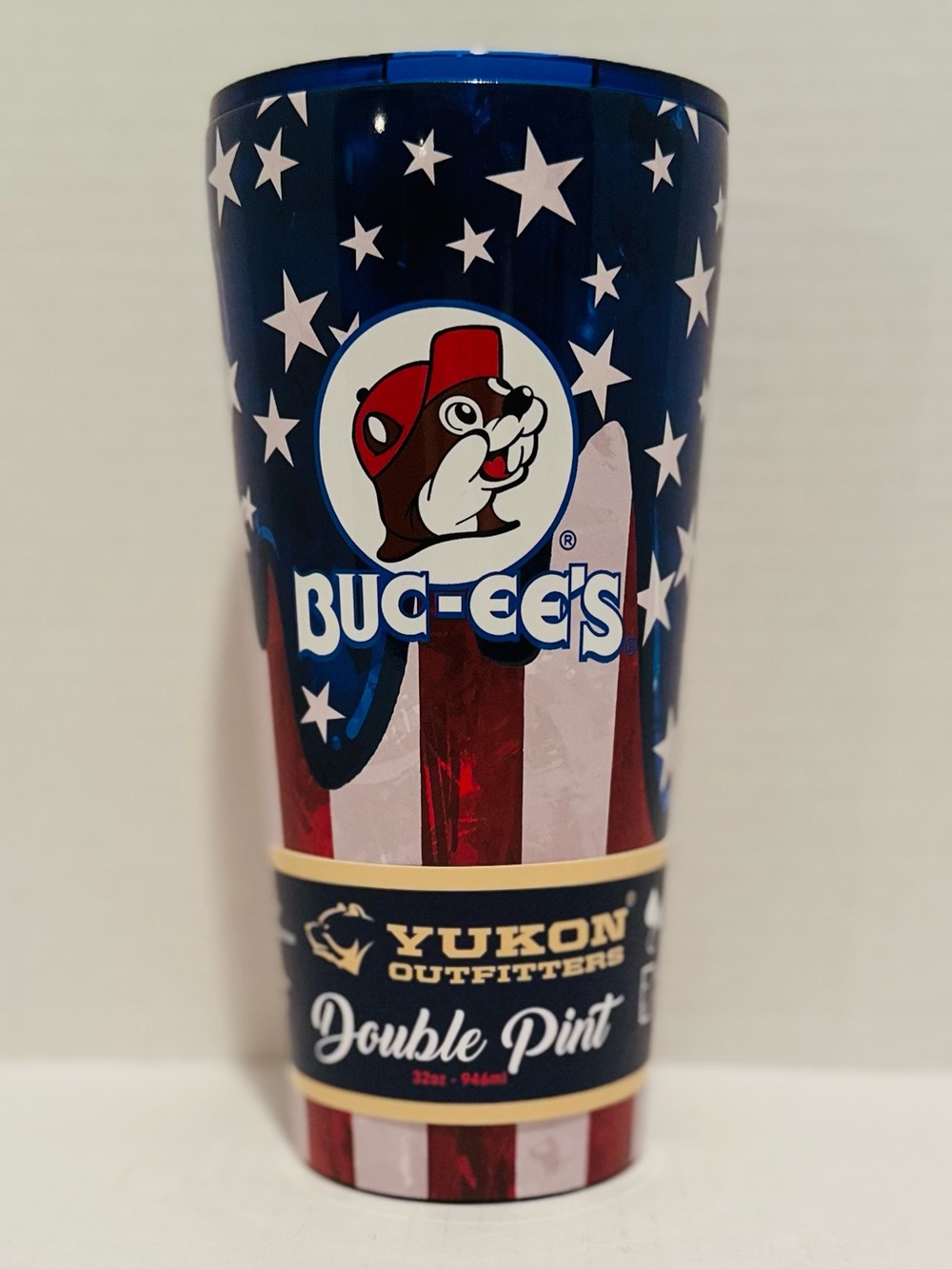 Bucees NWT July 4th Stars & Stripes 32 oz Tumbler